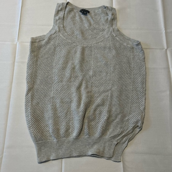 Theory Sweaters - Theory Women Tunic Top Sea Cottoncash Hopeswell Tank Crochet Knit Size Small
